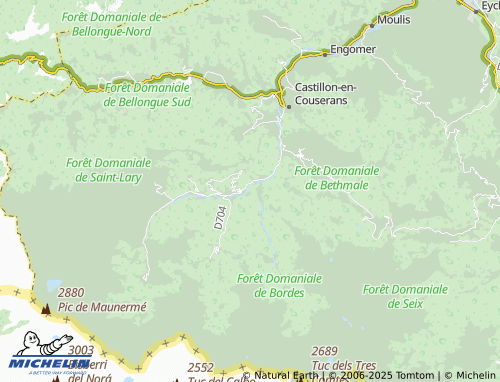 Carte MICHELIN Ceps - ViaMichelin