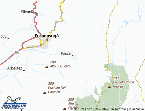 Carte MICHELIN Pasca - ViaMichelin