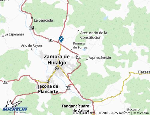 MICHELIN Estancia de Amezcua map - ViaMichelin