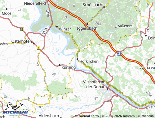 Kaart MICHELIN Hofkirchen - ViaMichelin