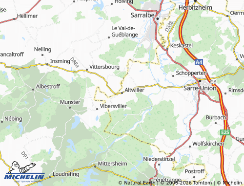 Mapa MICHELIN Altwiller - ViaMichelin