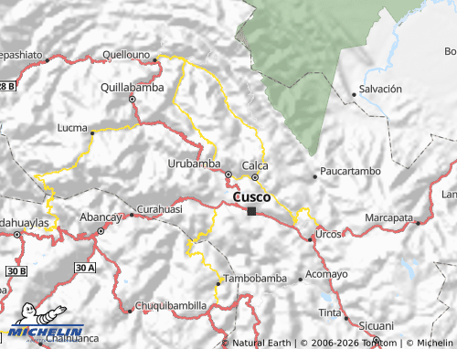 MICHELIN-Landkarte Urubamba - ViaMichelin