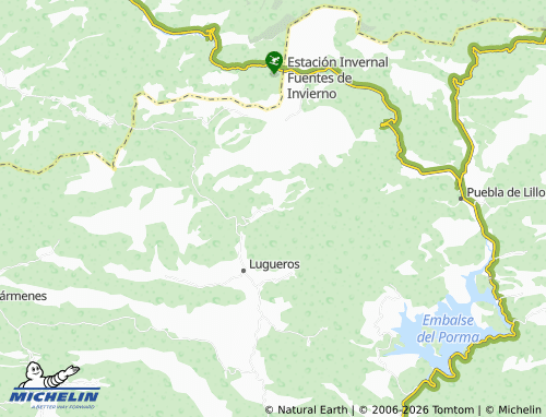 MICHELIN Villaverde de la Cuerna map - ViaMichelin