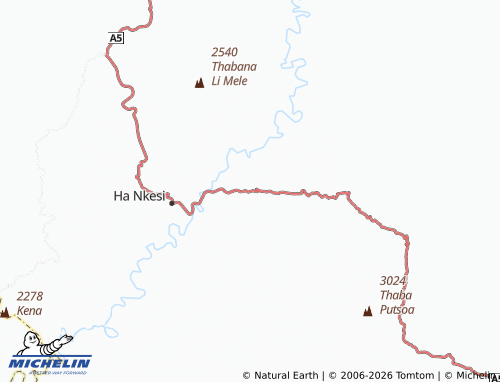 MICHELIN Ha Mantsa map - ViaMichelin