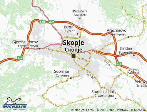 Mapa MICHELIN Escópia - ViaMichelin