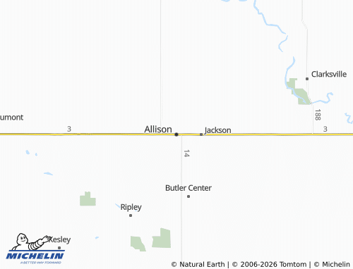 Mappa MICHELIN Allison - ViaMichelin