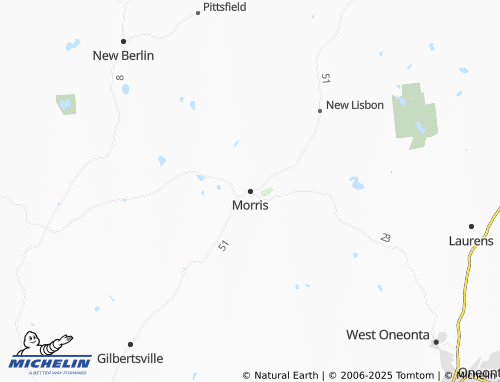 MICHELIN Morris map - ViaMichelin