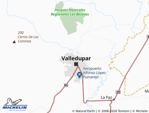 Mapa MICHELIN Los Ángeles - ViaMichelin