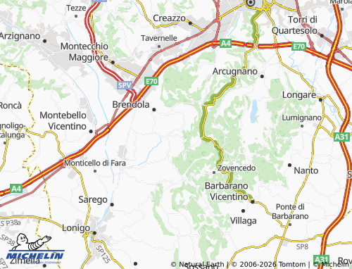 Mapa MICHELIN San Vito - ViaMichelin