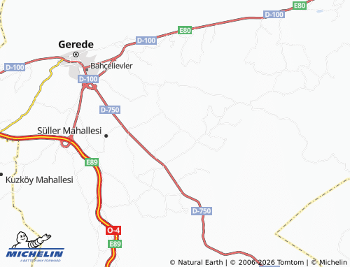 Mappa MICHELIN Birinciafşar - ViaMichelin