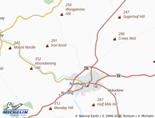 Mappa MICHELIN Irishtown - ViaMichelin
