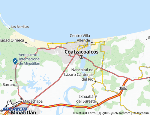 Mapa MICHELIN Colonia Ejidal - ViaMichelin