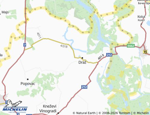 Mapa MICHELIN Gajić - ViaMichelin