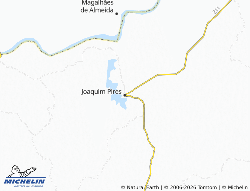 Mapa MICHELIN Joaquim Pires - ViaMichelin