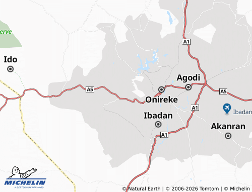 Carte MICHELIN Apata-Ganga - ViaMichelin