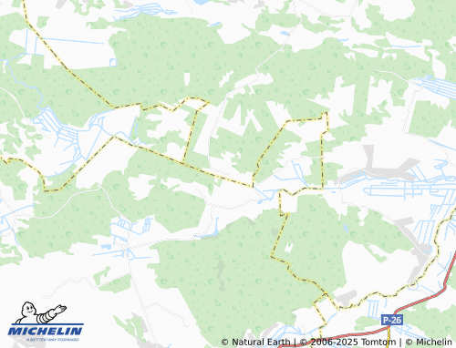 MICHELIN Zelenyi Dub map - ViaMichelin
