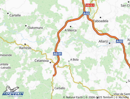 Mappa MICHELIN Fechiñas - ViaMichelin