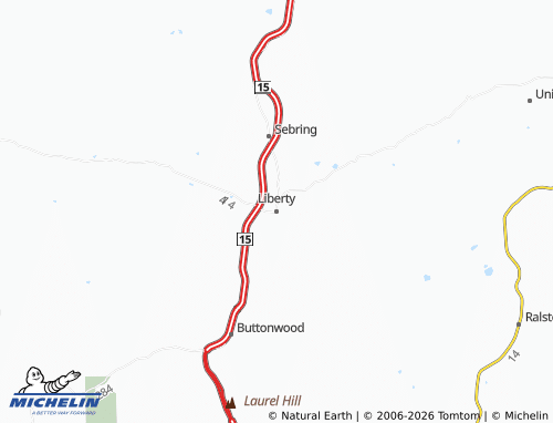 Mappa MICHELIN Liberty - ViaMichelin