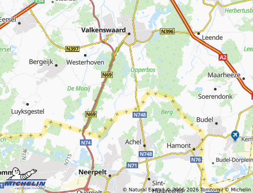 MICHELIN Schaft map - ViaMichelin