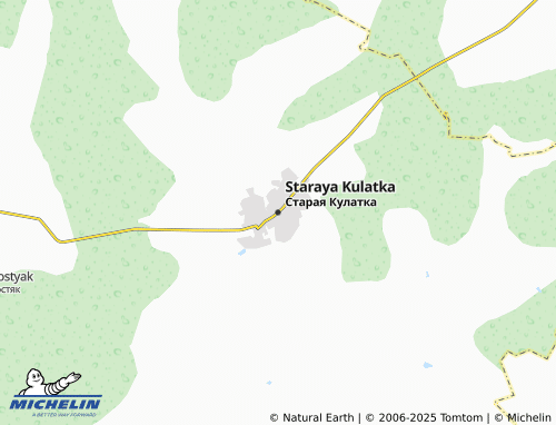 MICHELIN Staraya Kulatka map - ViaMichelin