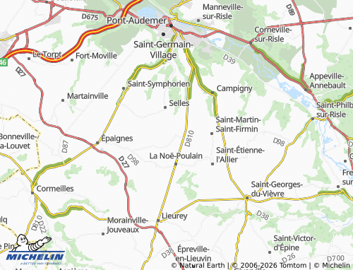 MICHELIN Saint-Siméon map - ViaMichelin
