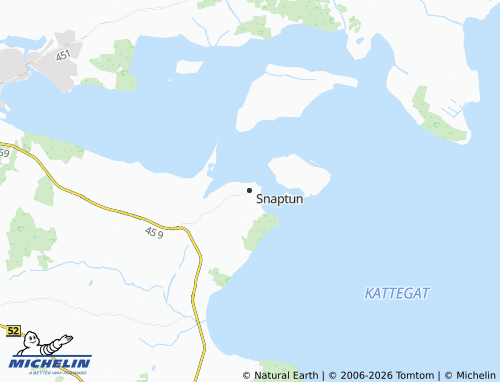 Mapa MICHELIN Snaptun - ViaMichelin