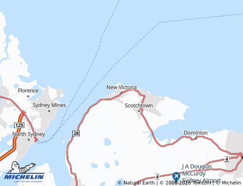 MICHELIN-Landkarte New Victoria - ViaMichelin