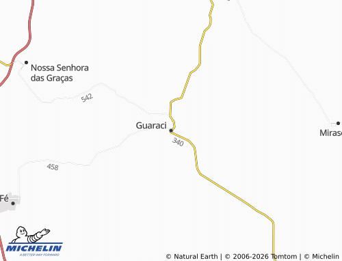 Mapa MICHELIN Guaraci - ViaMichelin
