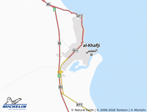 MICHELIN King Fahd map - ViaMichelin