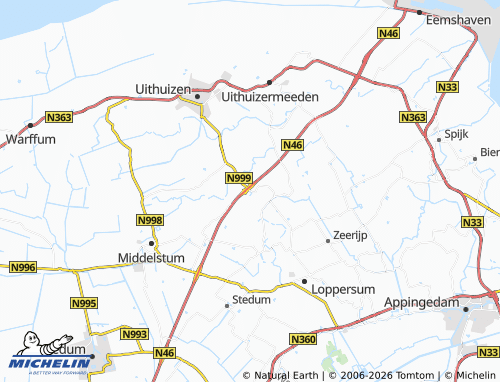 MICHELIN Startenhuizen map - ViaMichelin