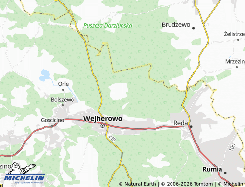 Carte MICHELIN Kąpino - ViaMichelin