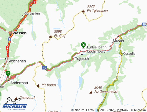 Carte MICHELIN Dieni - ViaMichelin