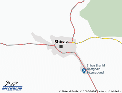 Kaart MICHELIN Shiraz - ViaMichelin