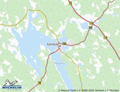 MICHELIN Karstula map - ViaMichelin