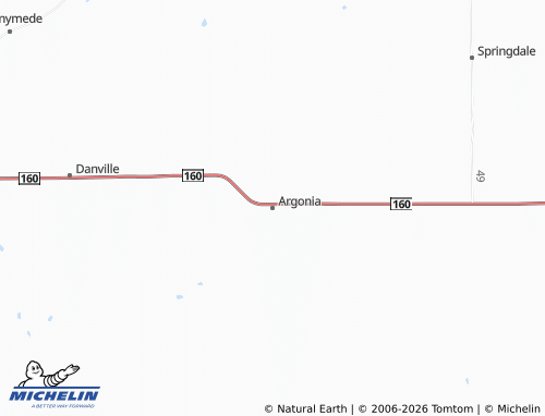 Mappa MICHELIN Argonia - ViaMichelin