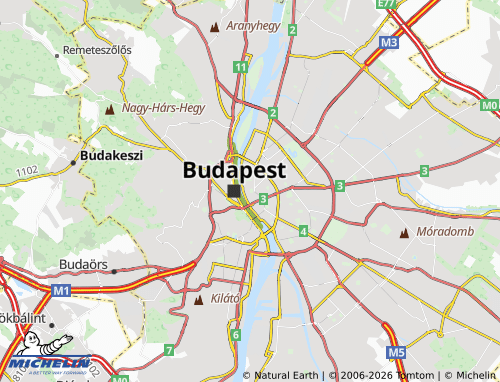MICHELIN 5. Kerület map - ViaMichelin