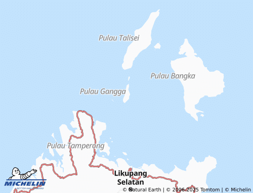 MICHELIN Gangga Satu map - ViaMichelin