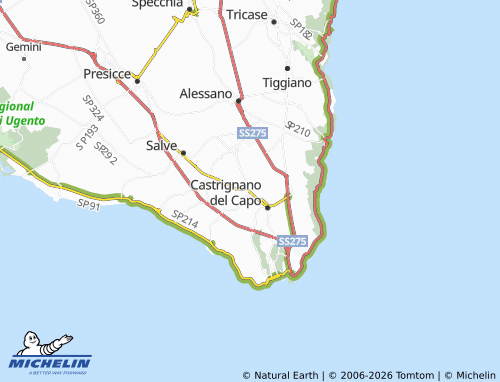 Mapa MICHELIN Patù - ViaMichelin