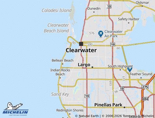 Carte MICHELIN Belleair - ViaMichelin