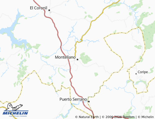 MICHELIN Montellano map - ViaMichelin