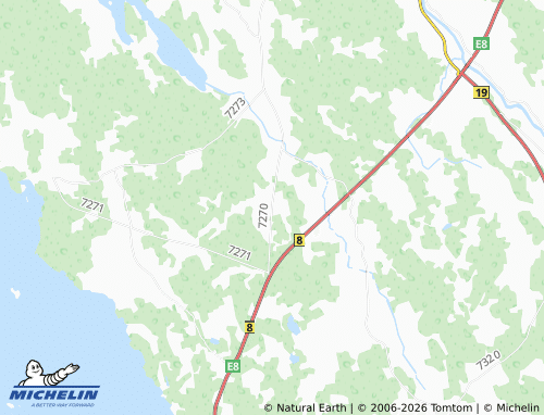 MICHELIN Träskesbacken map - ViaMichelin