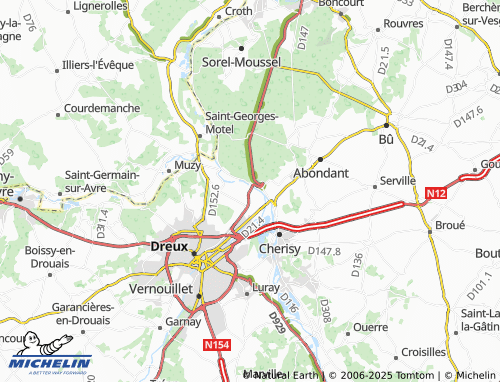 MICHELIN Fermaincourt map - ViaMichelin