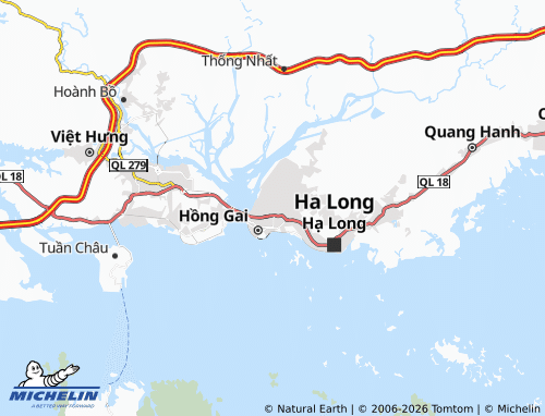 MICHELIN Cao Xanh map - ViaMichelin