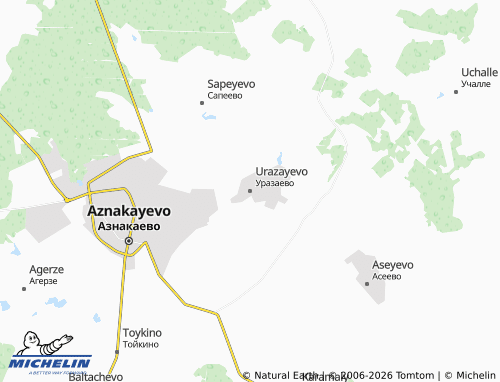 MICHELIN-Landkarte Urazayevo - ViaMichelin