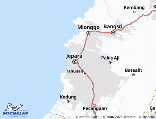 MICHELIN Pengkol map - ViaMichelin