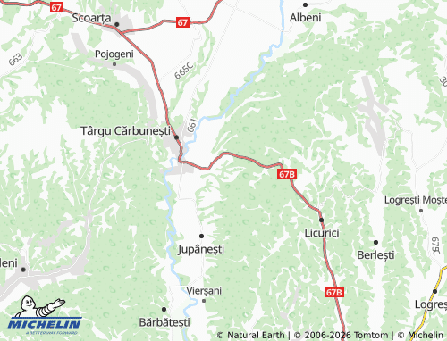 Carte MICHELIN Rogojeni - ViaMichelin