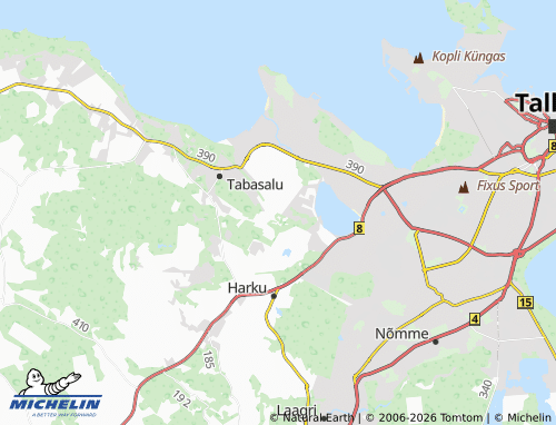 MICHELIN-Landkarte Tiskre - ViaMichelin