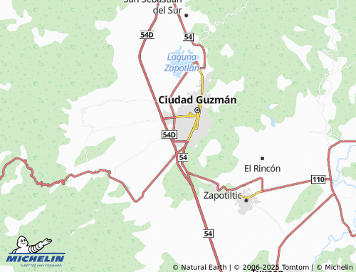 MICHELIN Valle de la Providencia map - ViaMichelin