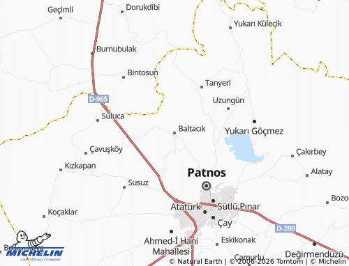 MICHELIN Baltacık map - ViaMichelin