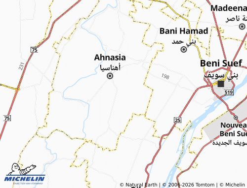 Mappa MICHELIN Munsha'at Kassab - ViaMichelin